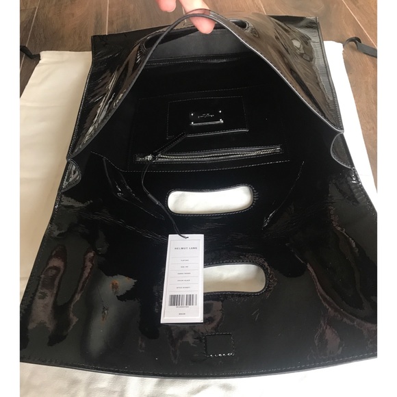 NWT Helmut Lang large patent leather envelope bag - Picture 3 of 4